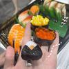 Food Sample Simulation Sushi Hair Fun Hair Accessories for Cute Hair Clips for Salmon and Onigiri Hairpins 6-Piece Clips, Adults, Bangs,