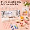 Stone Plastic Clay DIY Material Package Handcrafted Soft Polymer Clay Glossy Oil Gypsum Clay Hand Handmade Creative Clay Clay