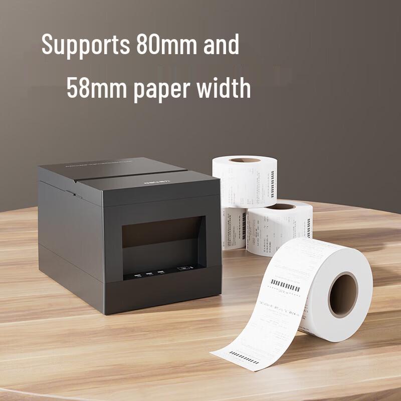 Deli DL-801PN 80mm Commercial Thermal Receipt Printer CN Plug (adapter Included)