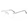 Rimless Oval Gunmetal Smartbuy Collection Harlem Wm6509 C3 Fashion Unisex Eyeglasses
