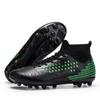 Fashion Fashion Football Boots High-top Professional Field Man Anti-Slip Soccer Cleats for Men Long Spike Grass Training Adults Soccer Shoes