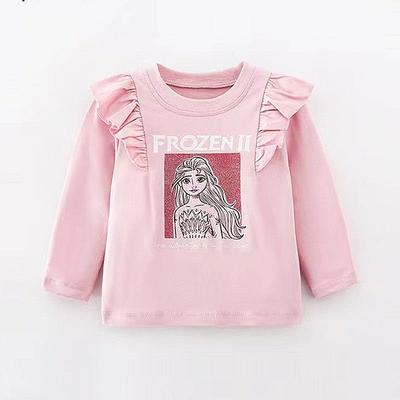 Ruffled Princess Top Base Shirt Long Sleeve T-shirt