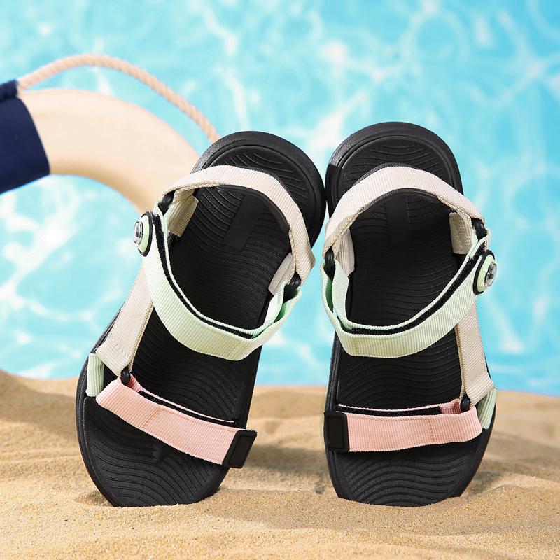 Candy Kids Sandals Boys Shoes Girls Sandals Webbing Kids Beach Shoes