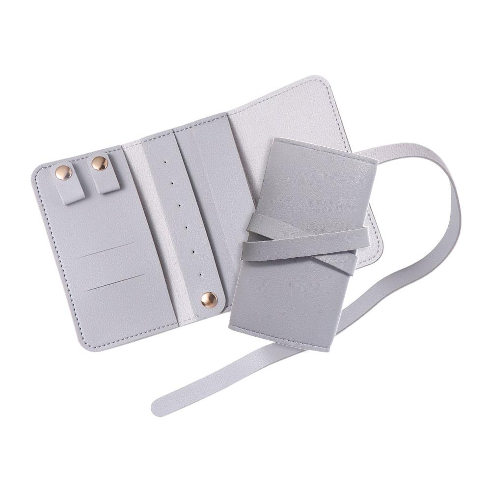 Leichte Packbeutel für Halsketten Faltbare Schmuckkoffer-Tasche für Ohrringe Armband