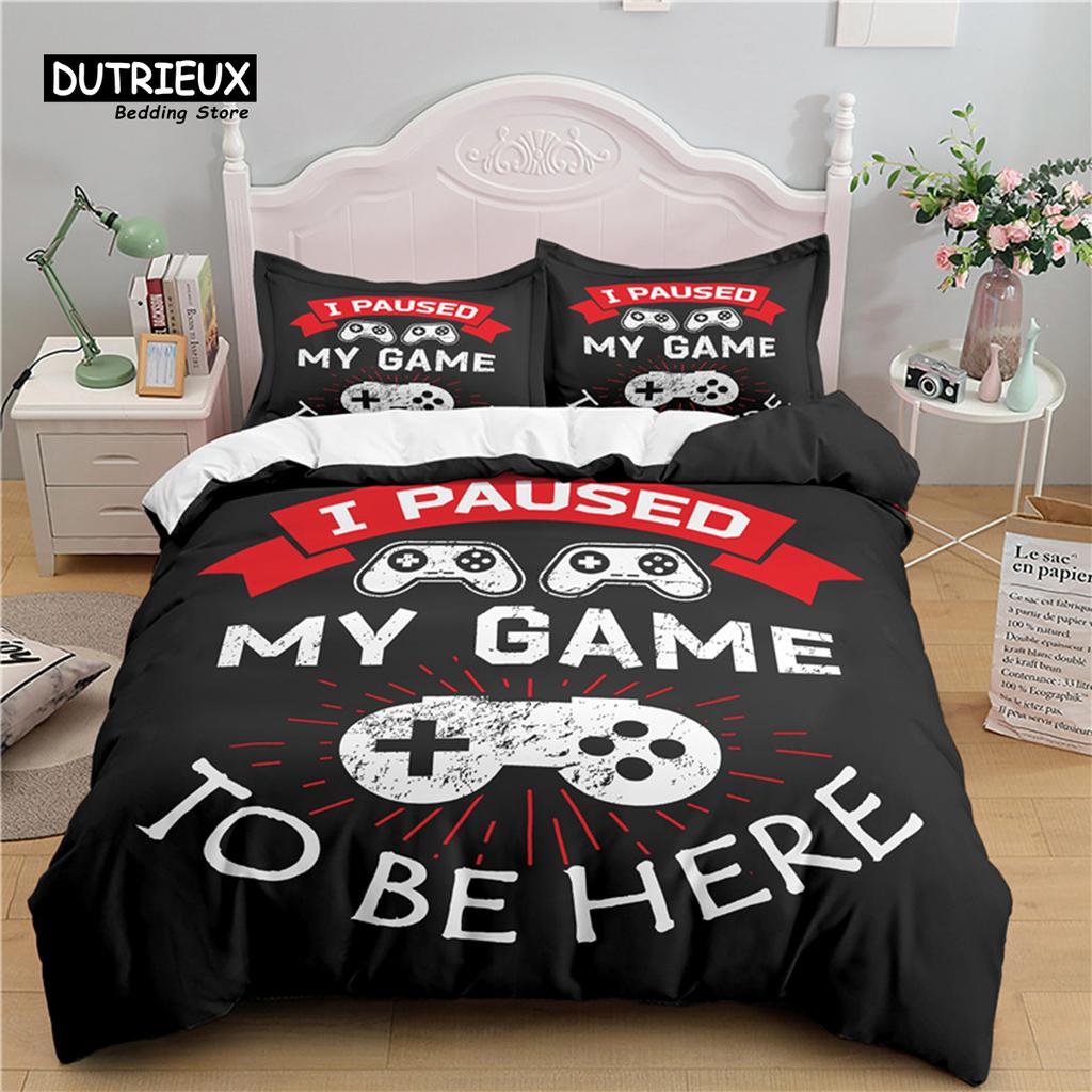 Luxury 3D Game Console Print Home Living Comfortable Duvet Cover Pillowcase Kid Bedding Set Queen and King EU/US/AU/UK Size