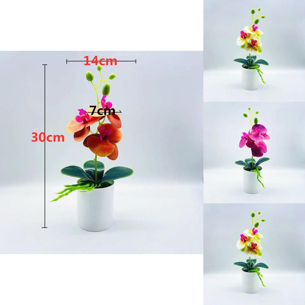 Artificial Orchid Plant With Pvc Material For Home Decor And Gift Giving