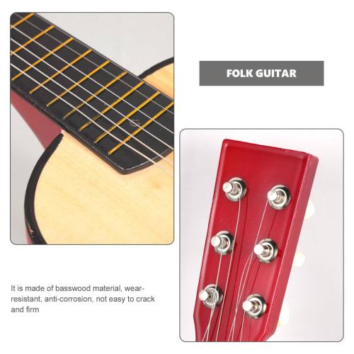 ifundom 23-inch Acoustic Guitar, Musical Instrument, 6-String Mini Guitar, Toy for Beginners