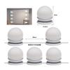 Denvosi Actress Light, LED Mirror Light, Makeup Light, Three-Color Dimmable, 10 Brightness Settings, LED Vanity Mirror Bulbs, 10 LED Bulbs,