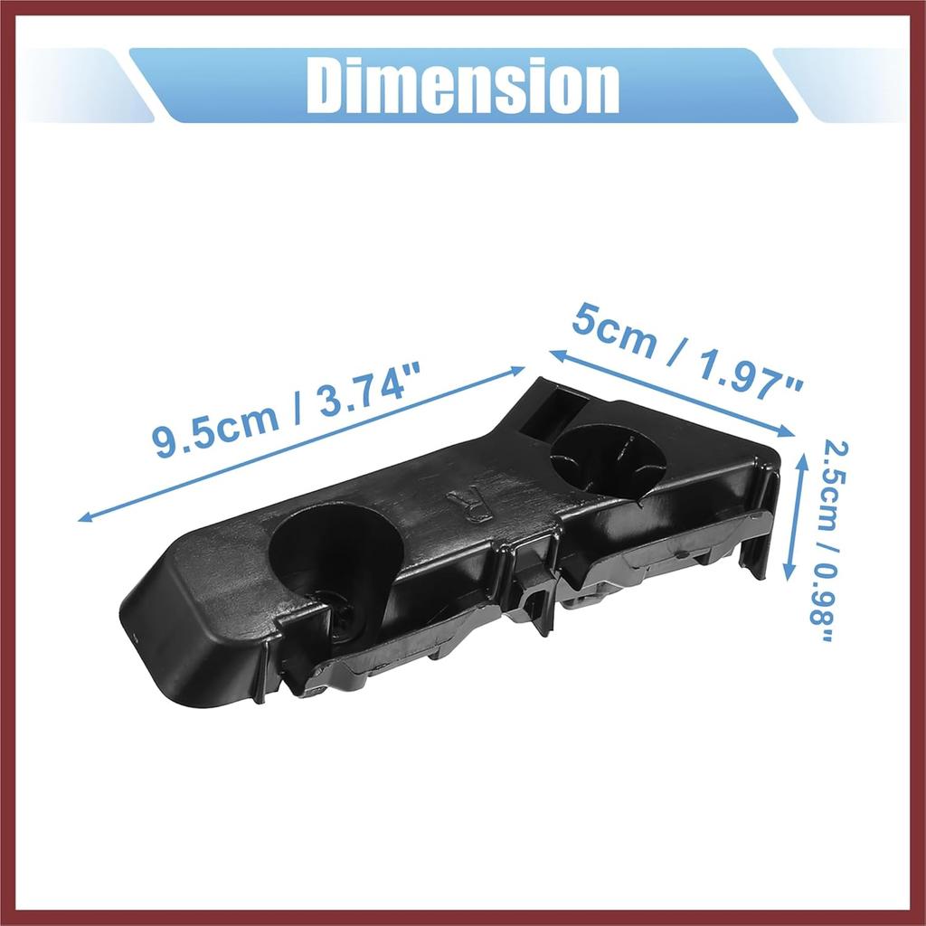 1 Pair Front Bumper Mount Support Bracket for Dodge Charger 2011-2014 57010287AC 57010286AB Left and Right Side Replace Parts