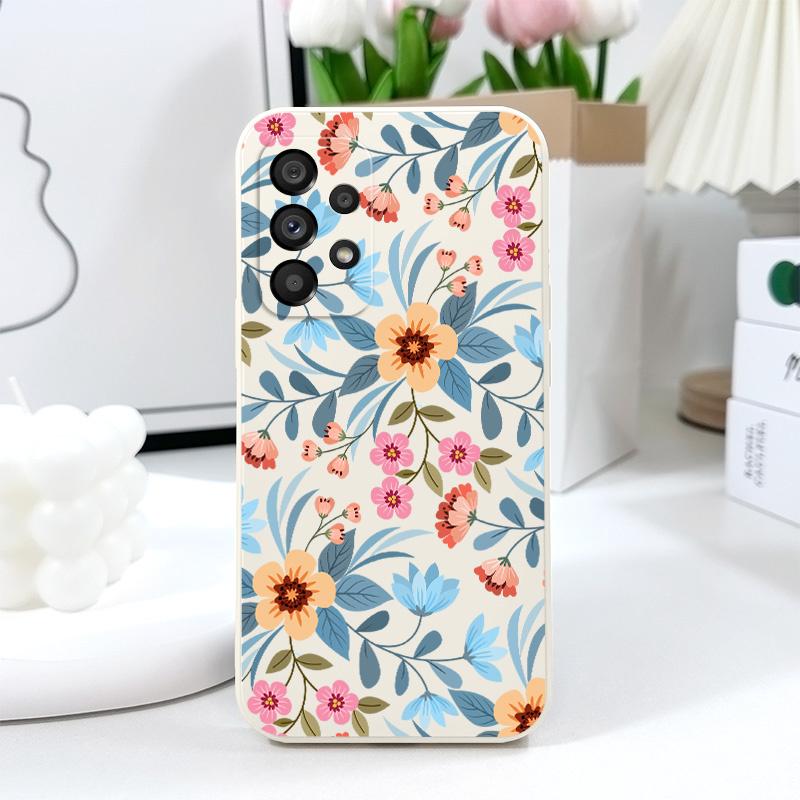 Dazzling Flowers Case For Samsung Galaxy A73 A53 A33 A23 A13 A72 A52 A52S A32 A22 A12 A71 A51 A31 A21S 4G 5G Cover