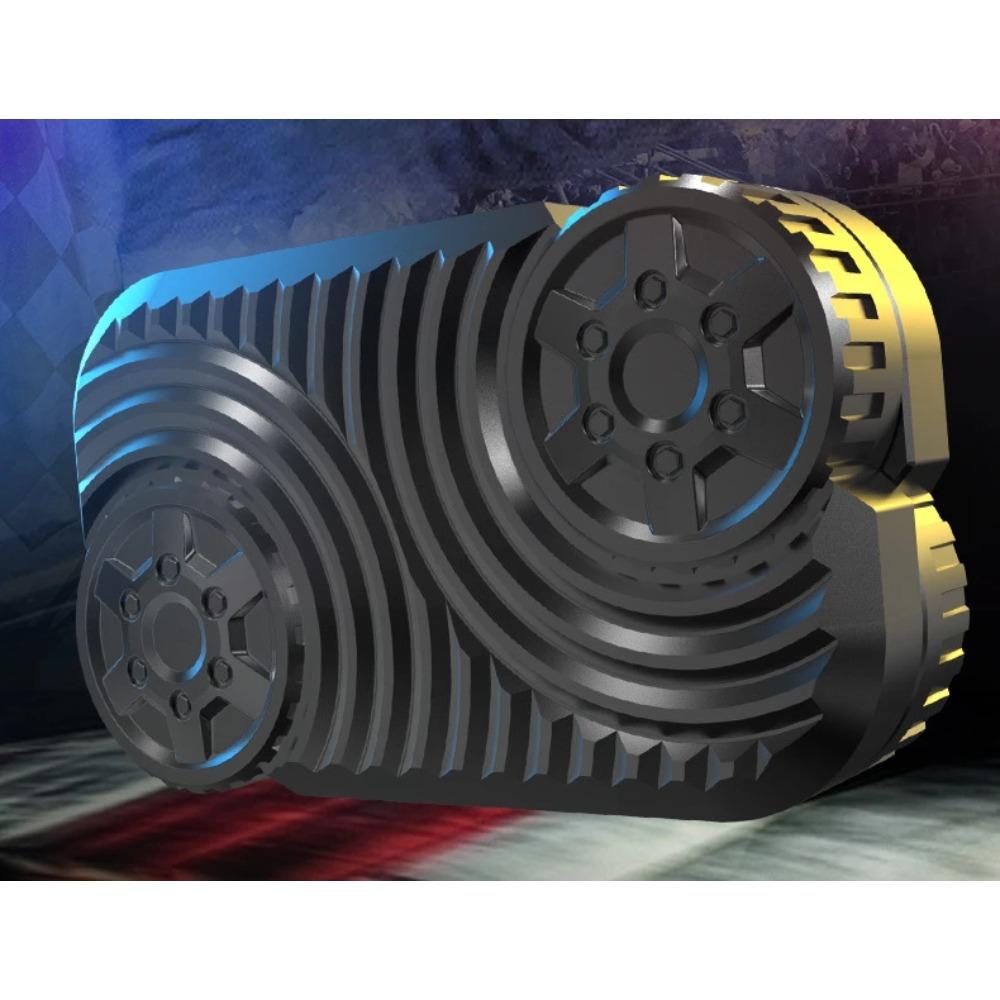 Wheels Rolling Unlimited Pushing Card New Metal Fidget Toy EDC Pressure Relief Play Cool Relaxing Anti Anxiety Small Exquisite