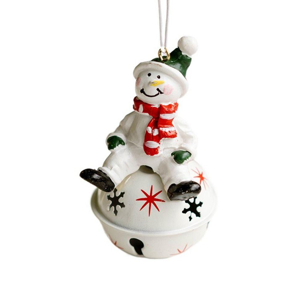 Cute Snowman Christmas Tree Pendant Resin/Iron Xmas Tree Pendant  Home Decor