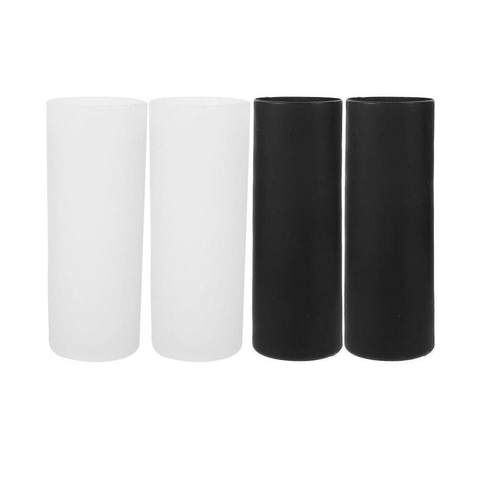 Silicone Water Bottle Sleeves Reusable Insulated Cup Covers Travel Bottles Protective Skid Resistant Gel Holders