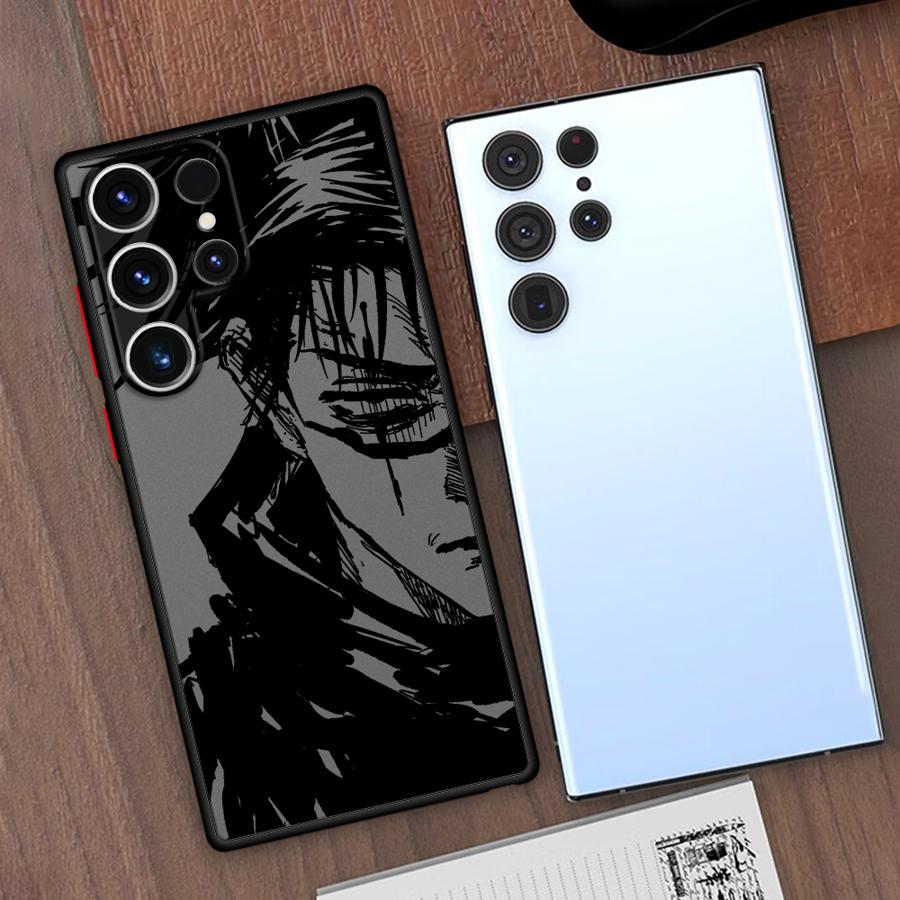 Anime Sukuna Jujutsus Kaisen Soft Edge Phone Case for Samsung Galaxy S23 FE S22 Plus S23Ultra S20 FE S22 S20 S25 S21 S25Plus S24