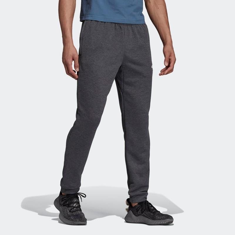 Adidas Mid-Rise Knit Joggers Men Bottoms Dark-Grey EI5563