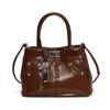Fashionable Shoulder Bag Compact Square Handbag Simple Handheld Crossbody Bag Spring New Design Handbag Elegant Women'S Purse