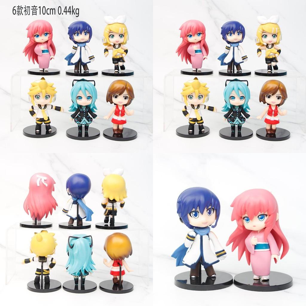 Cute Pvc Virtual Singer Model Figurine Meiko Kaito Miku Car Dashboard Ornaments