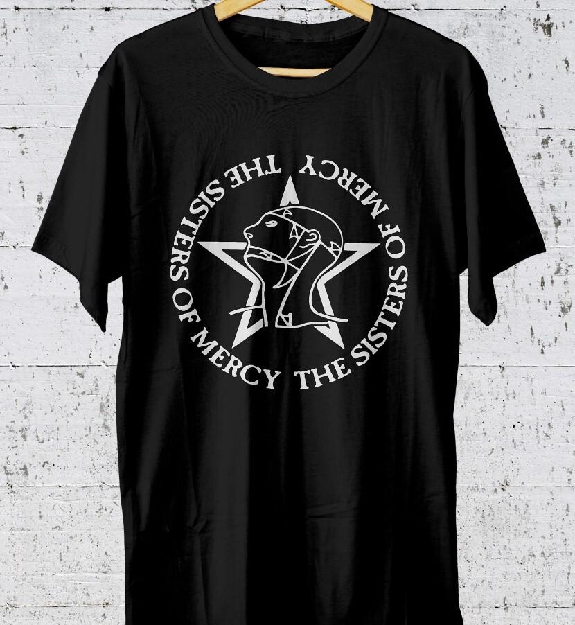 Sisters Of- Mercy T-shirt Band Inspired Graphic Tees Rock Band Music Tees Unisex T-Shirt XXL