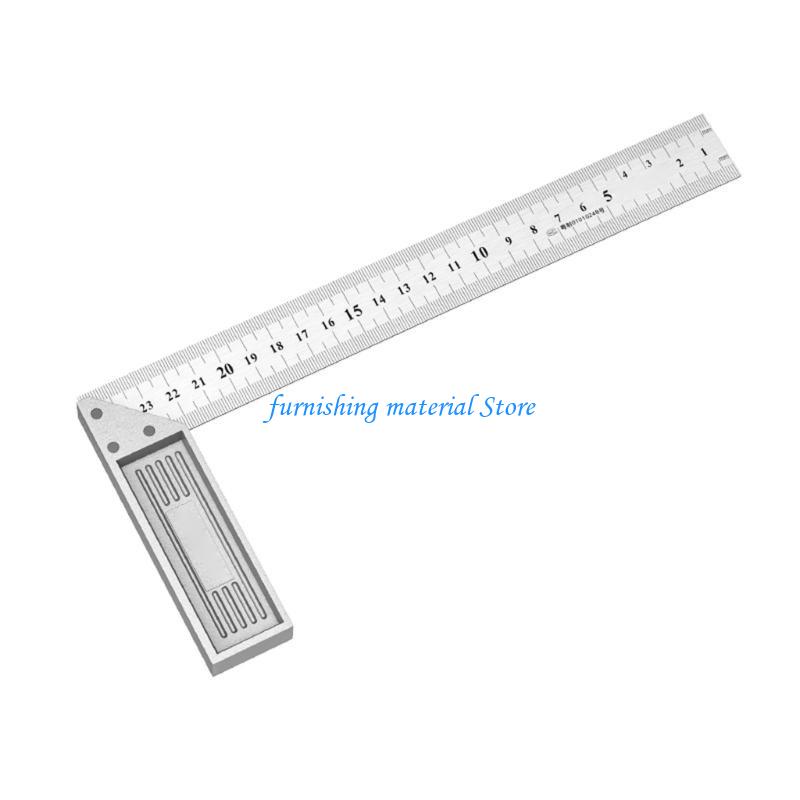 Y5GD Right Angles Ruler L Shaped 90 Degree Square Layouts Measuring Tool for Woodworking