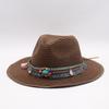 New Fashion Pointed Straw Hat Vacation Top Hat Sun Hat Outdoor Sunshade Sun Protection Beach Straw Hat