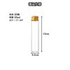 Charmoon Clear Glass Mini Bottles with Lids, Airtight, for Small Item Liquid Storage, Set of 20 (25ml, Gold)