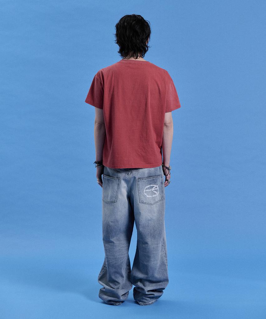 Kaiso Star T-Shirt Vintage Red