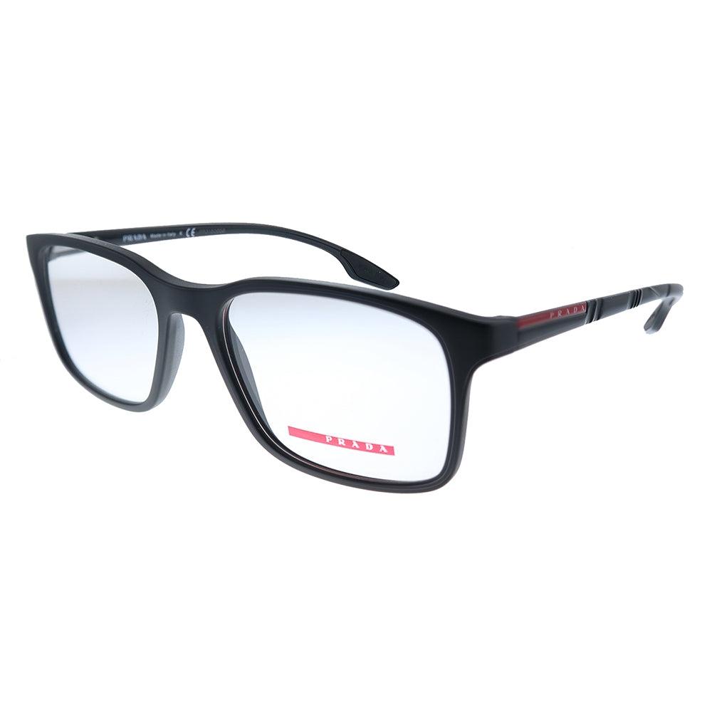 

Prada Linea Rossa PS 01LV 1BO1O1 54mm Unisex Square Eyeglasses 54mm black