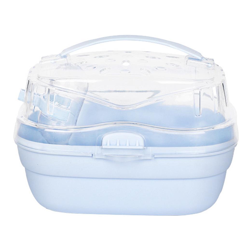 Hamster Carry Case Cage Portable Lightweight Small Animal Carry Case for Outdoor Travel