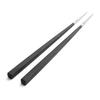 Cutipol KUBE Chopsticks and Chopstick Rest Set, Black Silver, KU39