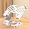 Double Use Portable Aluminum Laptops Risers Stand With Ventilated Base And AntiSlip Pad Fit For 10-17.3Inch Computers