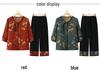 Summer Mid-Sleeve Casual T-Shirt & Thin Two-Piece Set for Elderly Women