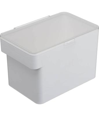 Yamazaki Jitsugyo vzduchotěsný zásobník na krmivo pro domácí mazlíčky 3,5 kg s odměrkou, bílý cca. Š30 x H19,7 x V19,2 cm (Když je víko otevřené Přibl.. V37,5 cm) Věž