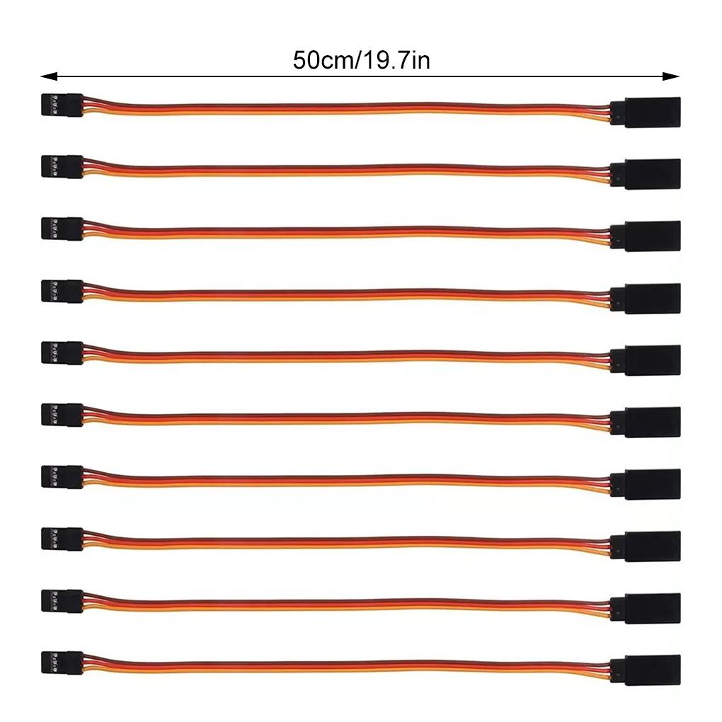 10pack/lot 500mm Model Airplane Extension Cable For RC Car Plane And Helicopter