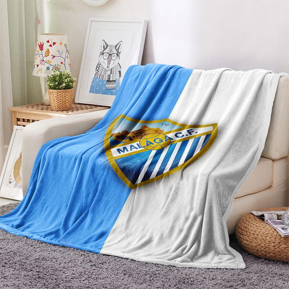 Málaga C.F. poster Blanket, High quality Comfortable for All Seasons, Home Decor, Warmth and Comfort
