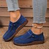 Women's New Large Size Women's Single Shoes New European and American Flat Women's Shoes One Step Casual Sports Shoes