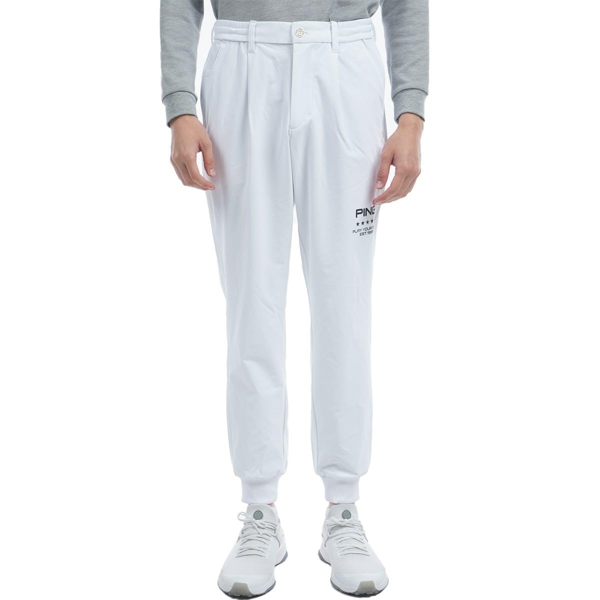 

[Ping Apparel] Мужские брюки-джоггеры (Эластичная кордура) Гольф 621-4231903 030Белый LL