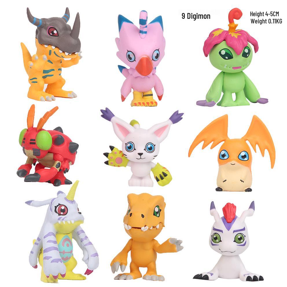 Cute Anime Elf Digimon PVC Figure Keychain Ornament