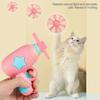 Funny Cat Toy Interactive Launch Pet Training Toy For Kitten Mini Flying Disc Shooting Gun Chasing Games Cat Toys Pet Supplies