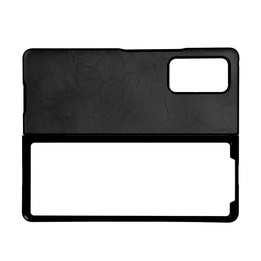 Lederhülle für Samsung Galaxy Z Fold 2 Handy Sturzsichere SchutzhülleSchwarz