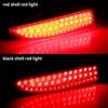 2PCS Car Red LED Side Marker Light For 2004-2008 1st Gen Mazda 3 Sedan/Hatch, Replace OEM Red Bulb-Less Sidemarker Reflectors