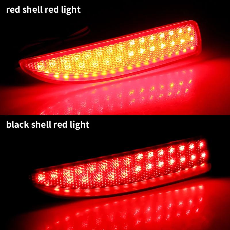 2PCS Car Red LED Side Marker Light For 2004-2008 1st Gen Mazda 3 Sedan/Hatch, Replace OEM Red Bulb-Less Sidemarker Reflectors
