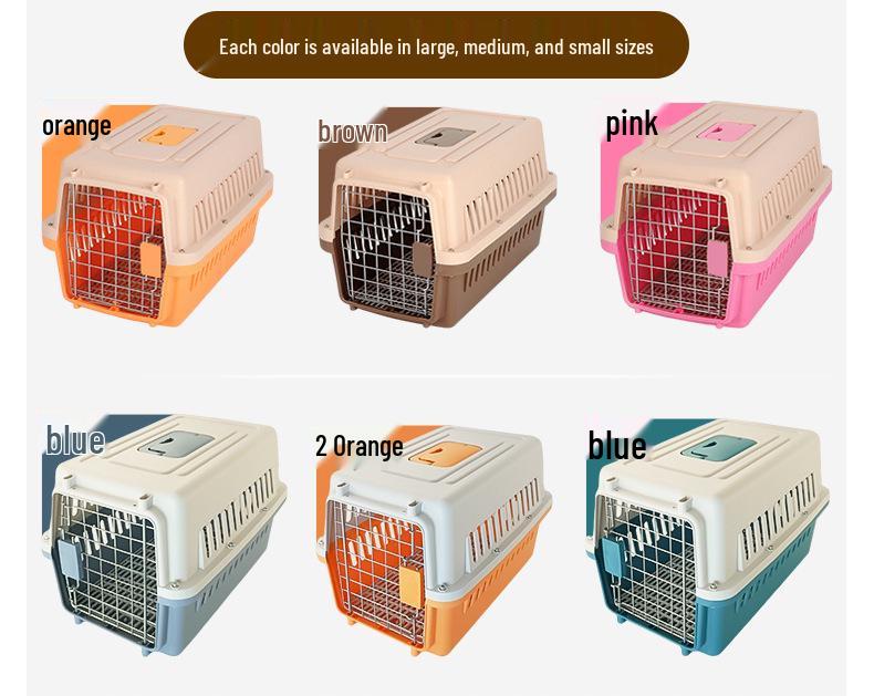 Tragbare Air China Haustiertransportbox: Katzen- & Hundekäfig für Reisen