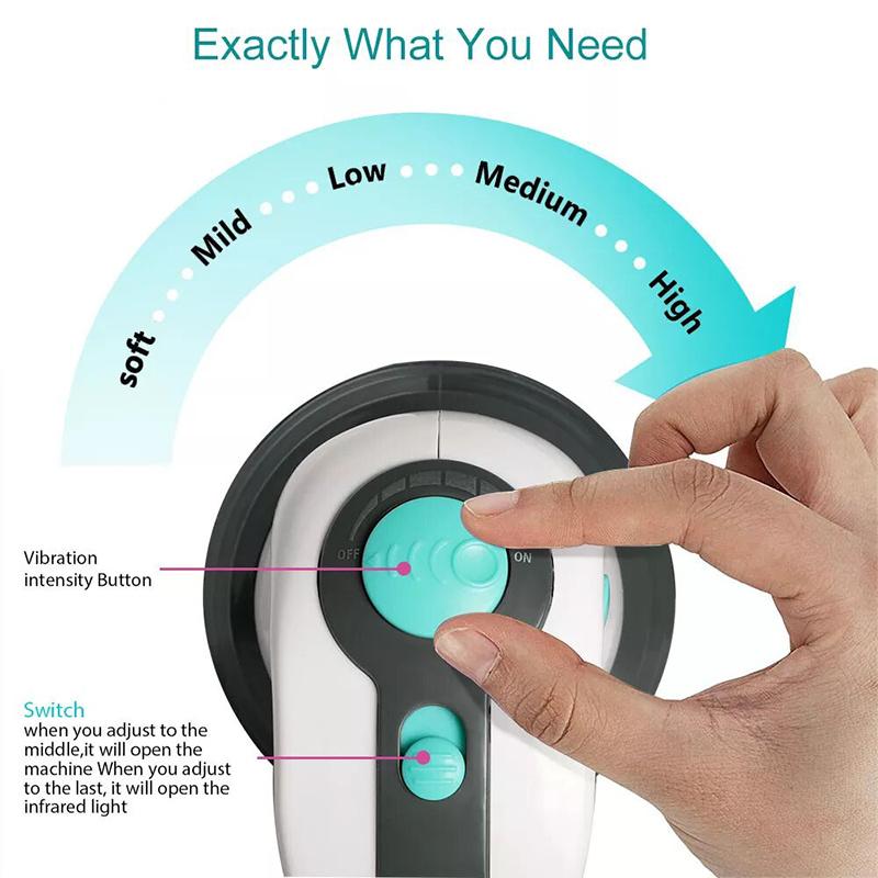 Tělový elektrický masážní přístroj proti celulitidě přenosný tuk na hubnutí Zdravotní péče Masážní přístroj Vibrace Krční páteř Krk Pas
