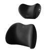 Car Headrest Memory Foam Lumbar & Neck Support Cushion - Universal All-Season Driving Backrest Pad