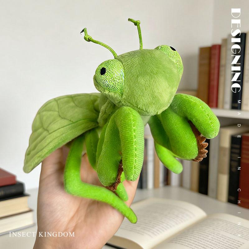 Delicate Cute Insects Plush Toys Funny Lifelike Spider Butterfly Ant Bee Ladybug Mantis Doll Office Desktop Pets Kids Game Props