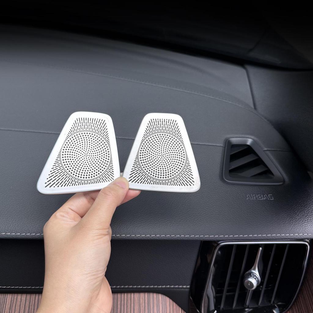 Compatible XC60/S60/V60 Air Vent Mask Decorative Stickers for Center Console Dashboard.