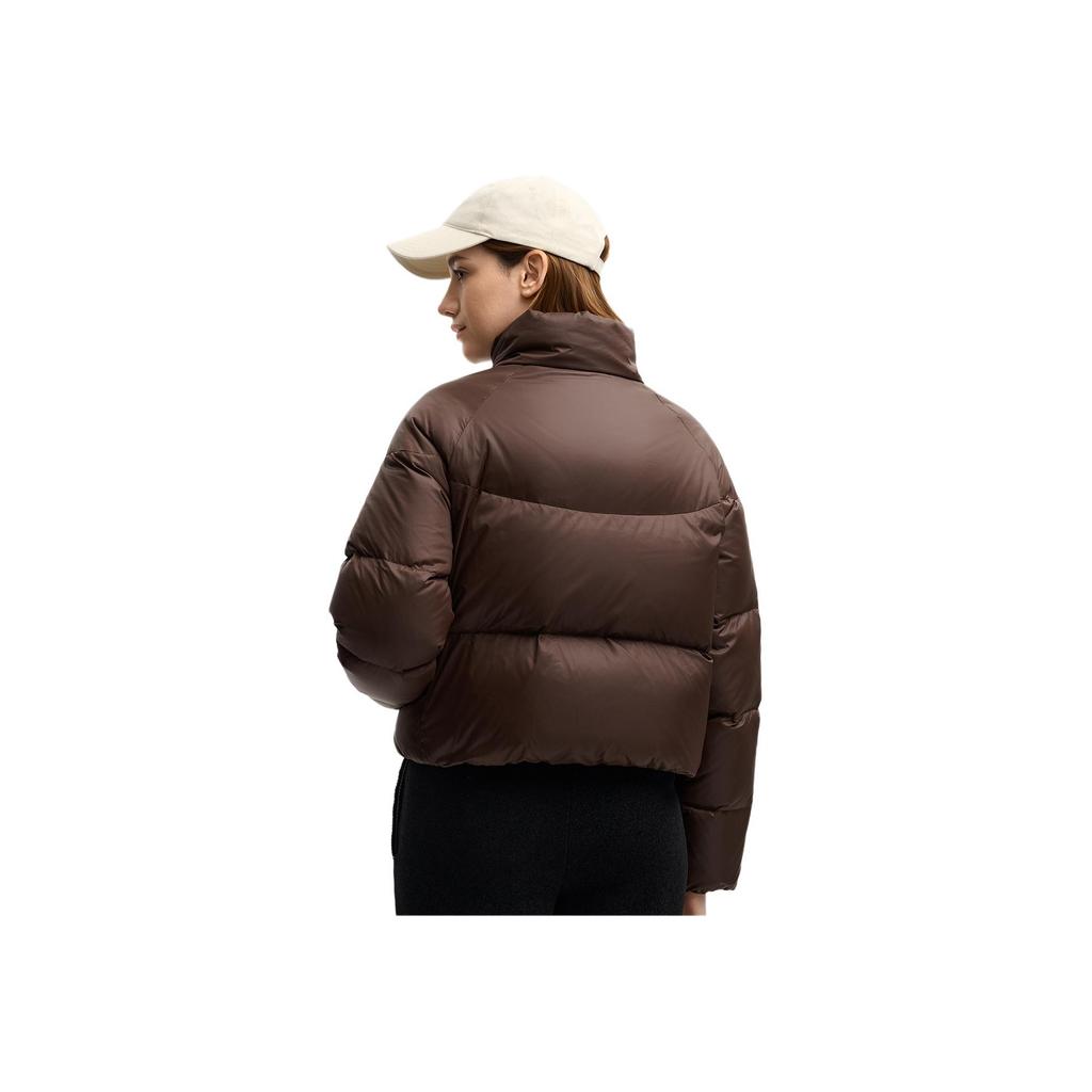 Fila Original Fashion Sports Warm Stand Collar Duck Down Jacket Women Jackets F51W549902F-BN