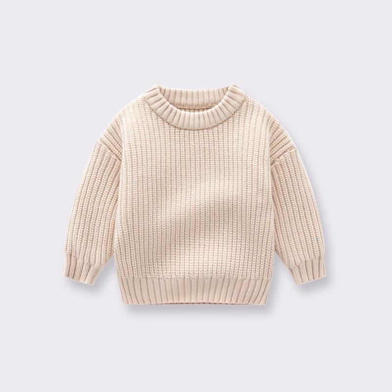0-6Yrs Baby Boys Girls Knit Sweater Clothes 2025 New Toddler Infant Newborn Knitwear Soft Spring Long Sleeve Baby Pullover Tops