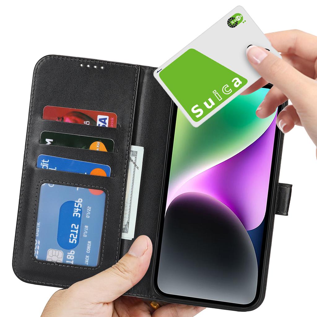 For iPhone 14/13 Stand Case Shockproof Leather Wallet Phone Cover