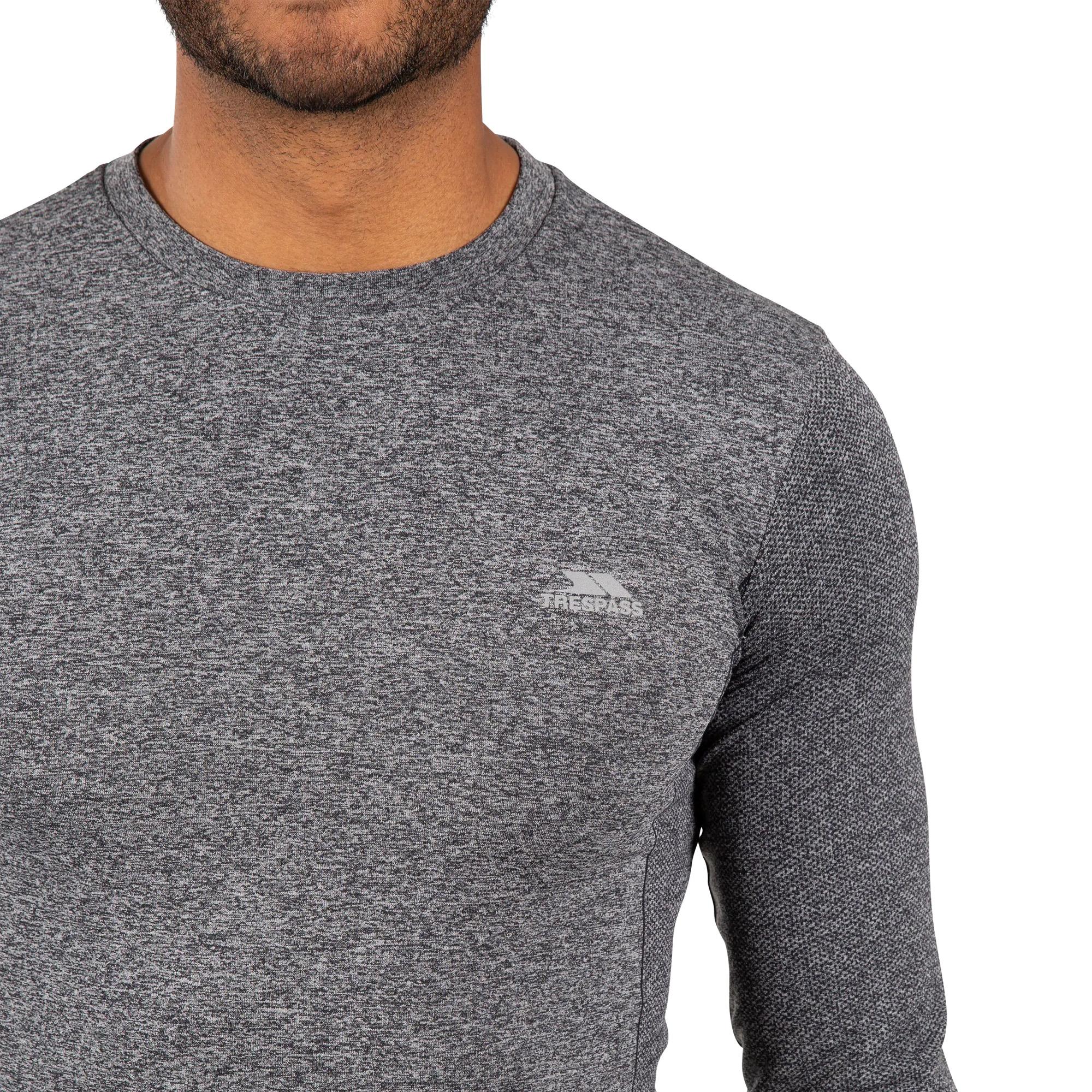 Trespass Maglia a Maniche Lunghe Clint da Uomo